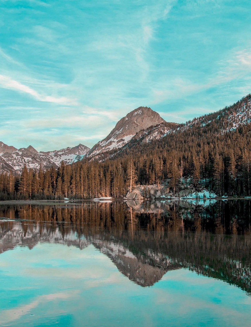 Beautiful lake views abound