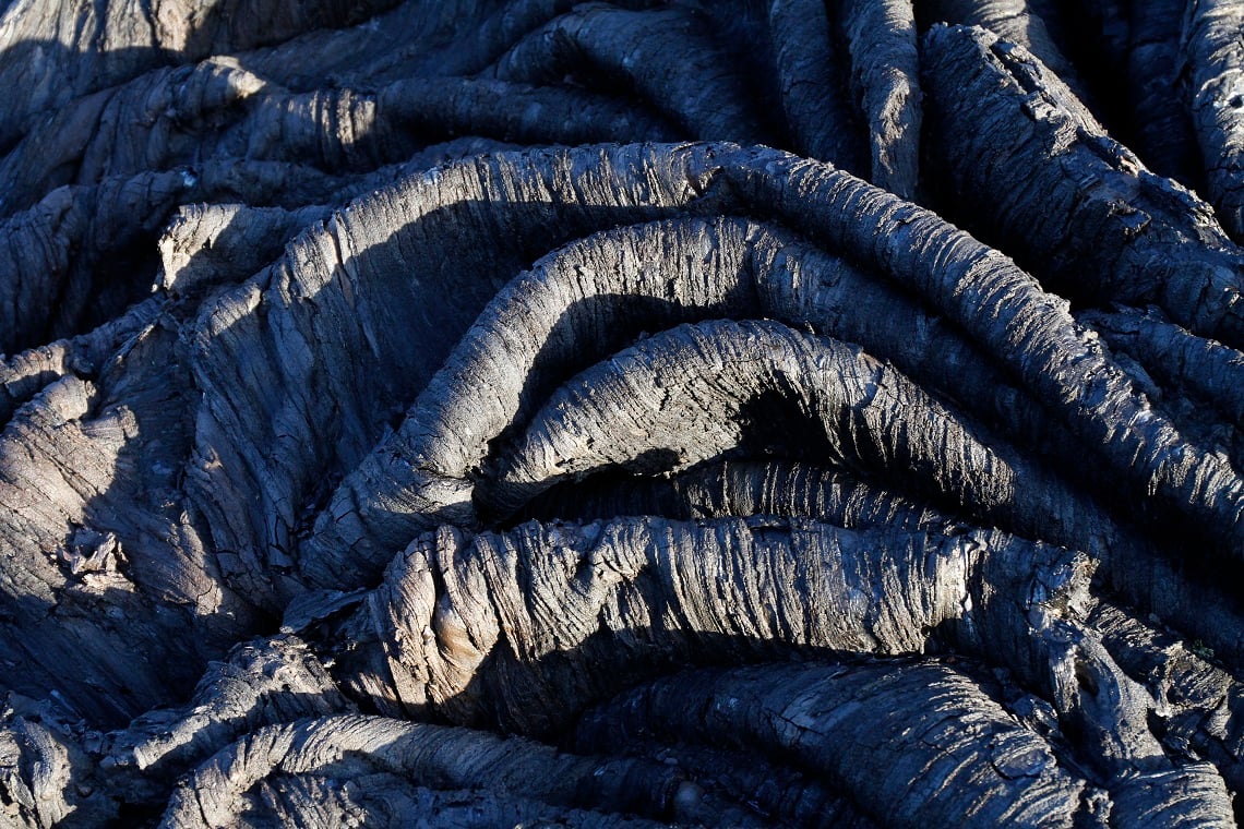 Lava from the 2012 eruption, Tolbachik volcano, Kamchatka, Russia