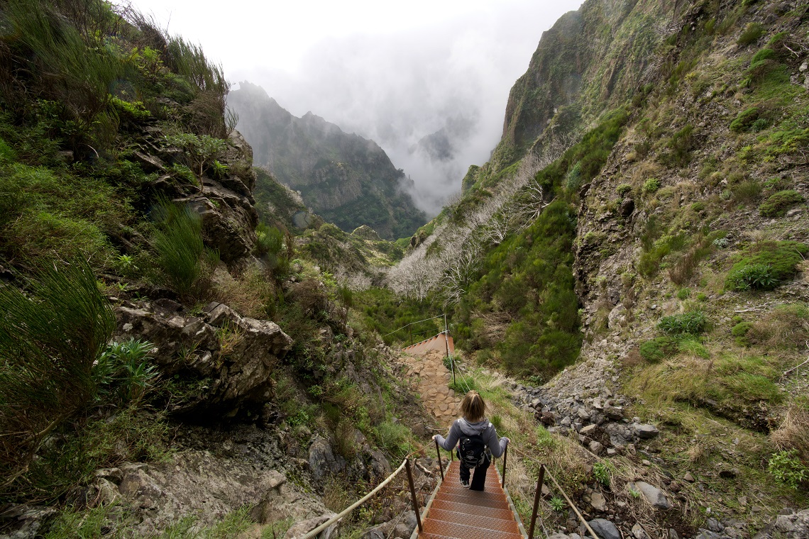 Steep climbs and descents