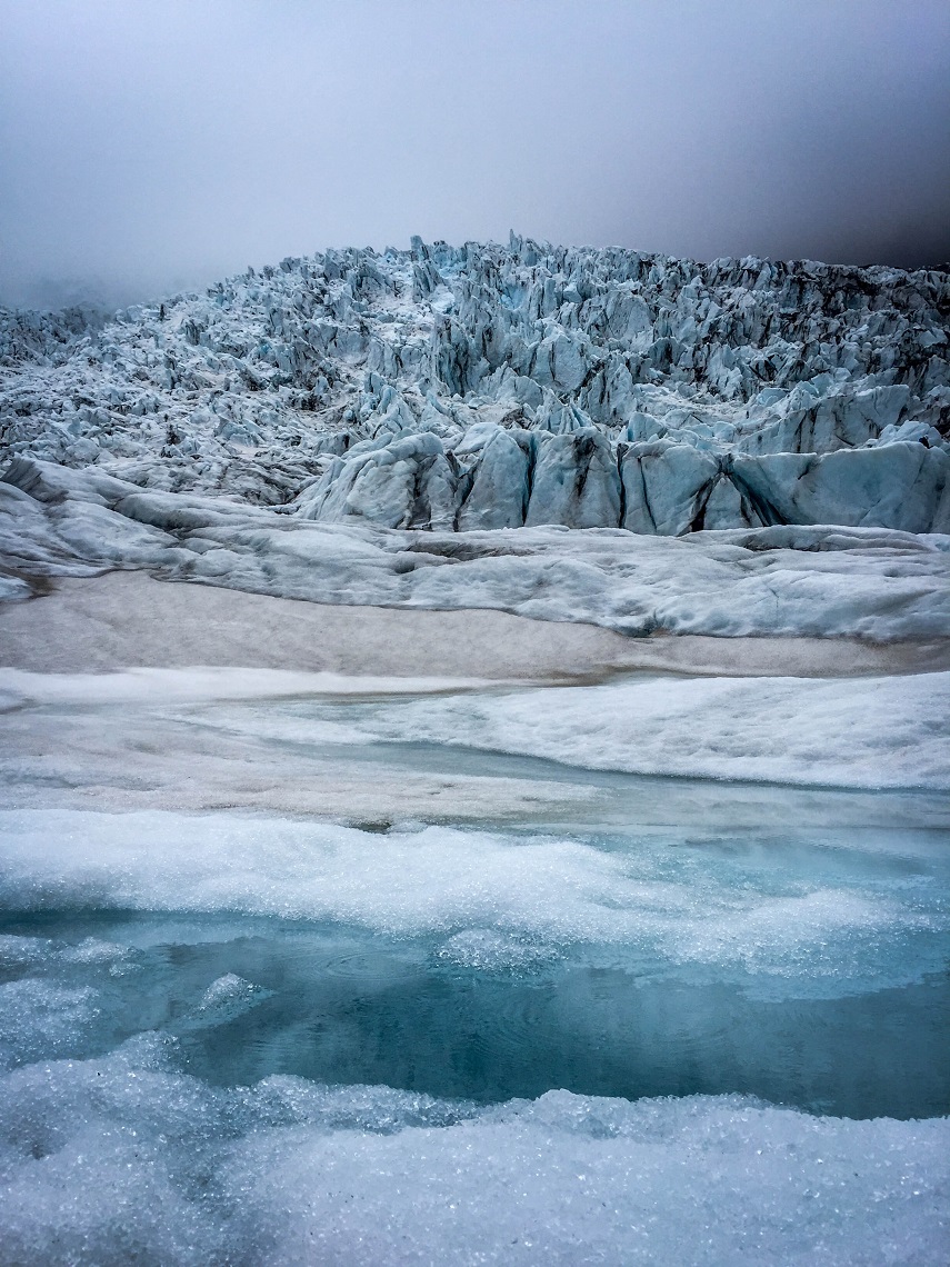 The towering ice of Vatnajokull