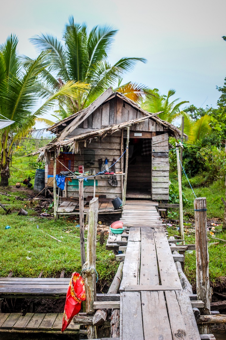 A riverside dwelling