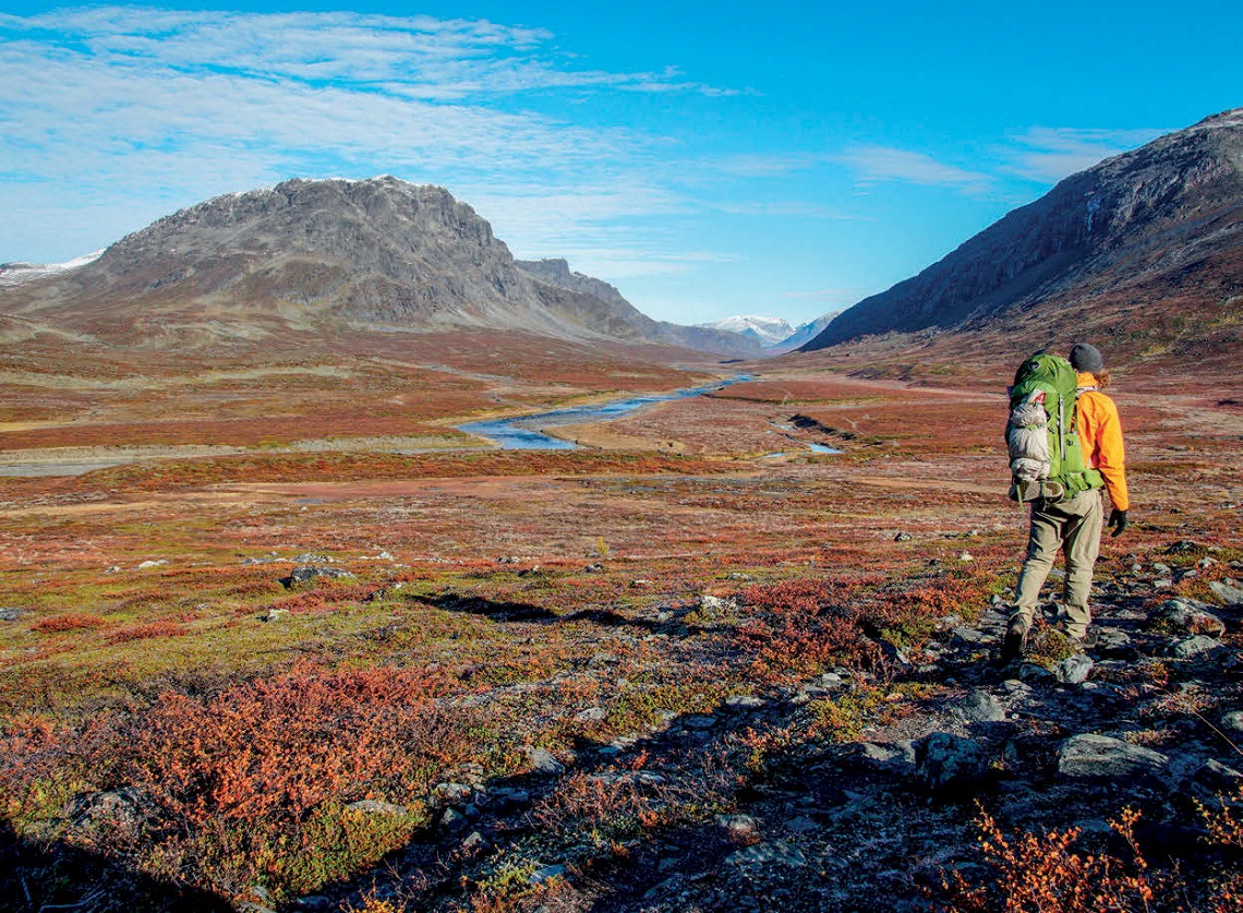 Back on the trail in Abisko National Park