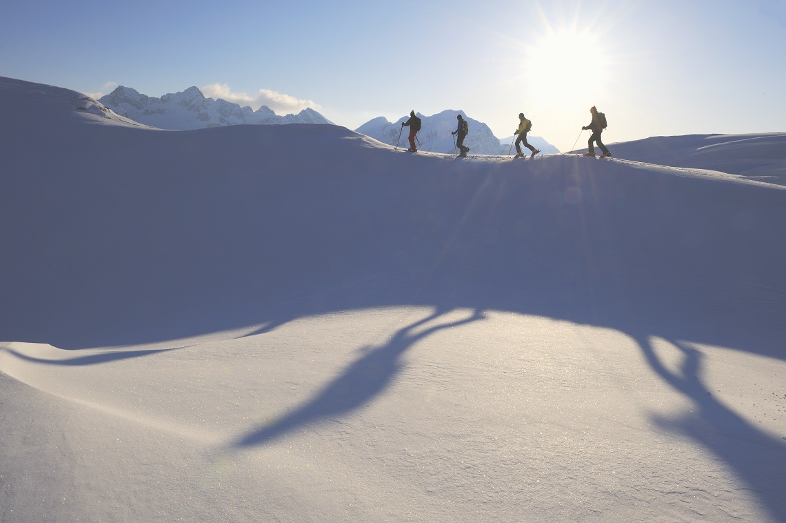 Even Skiers of different abilities naturally fall in sync