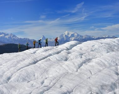 Glacier-trekking