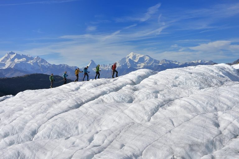 Glacier-trekking