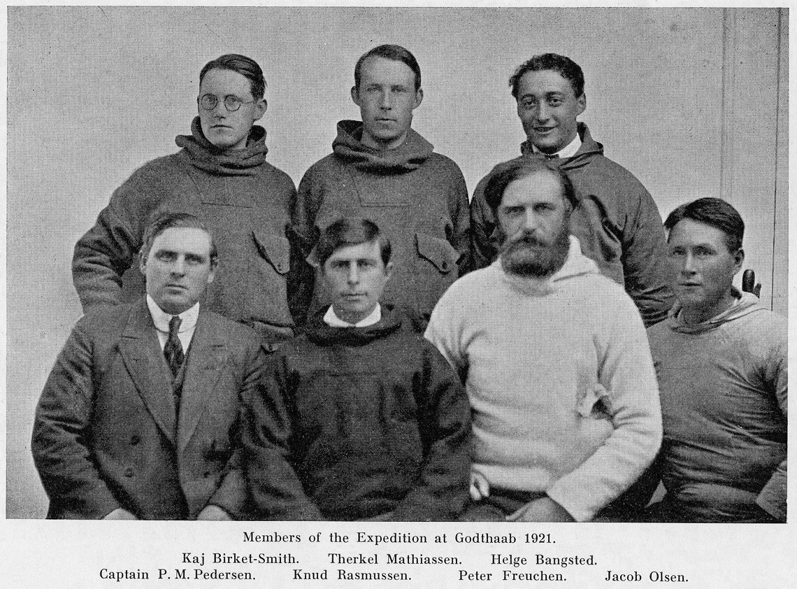 Members of the Expedition at Godthaab 1921