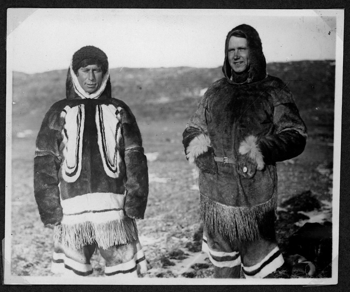 Polar explorer Knud Rasmussen and ethnographer Kaj Birket-Smith