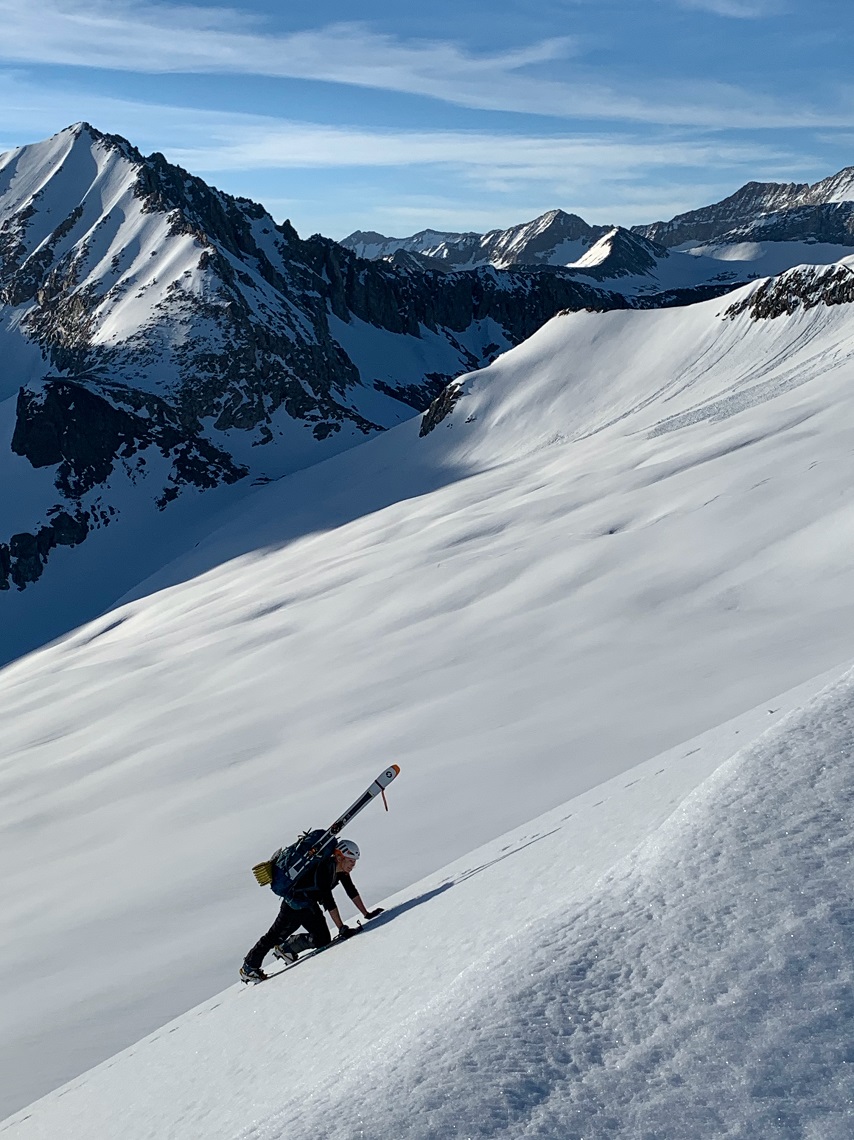 Skimo — or ski mountaineering