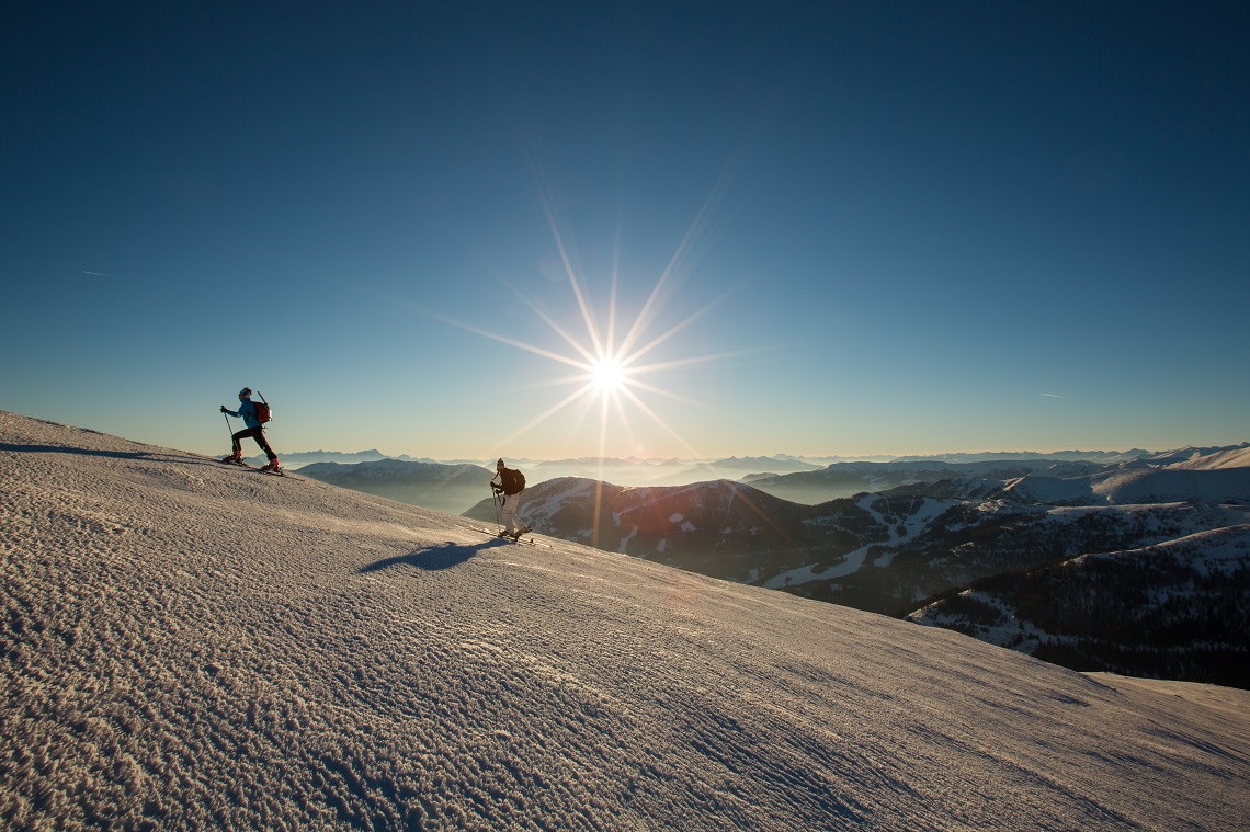 The last climb to Falkert