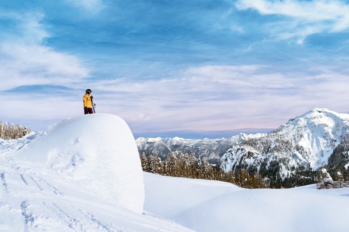 ski-touring allows you to see a different side of the mountains