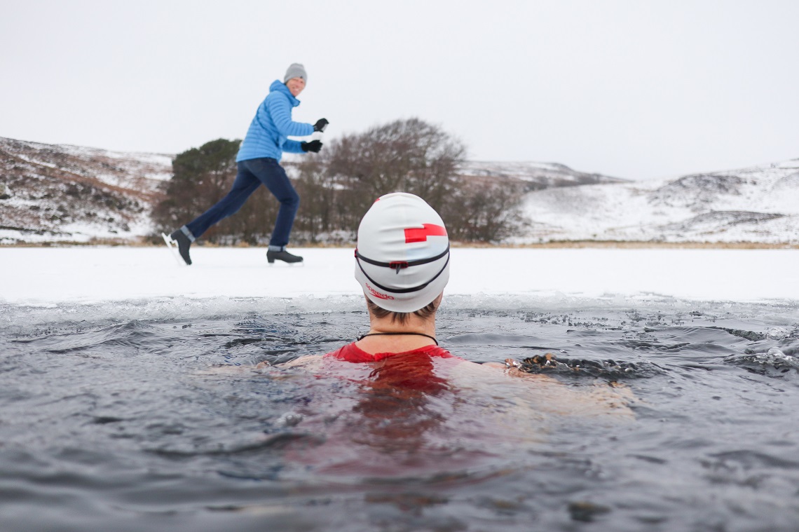 water below 5c is officially an ice swim