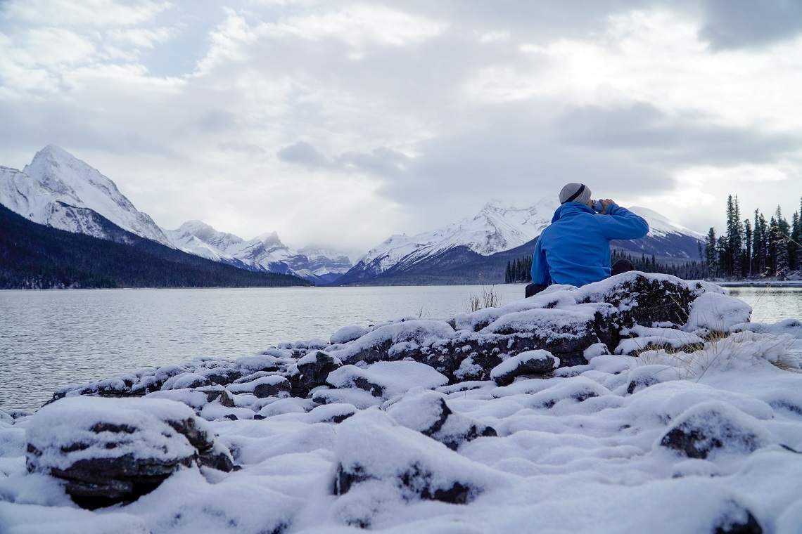 Tea break at Maligne