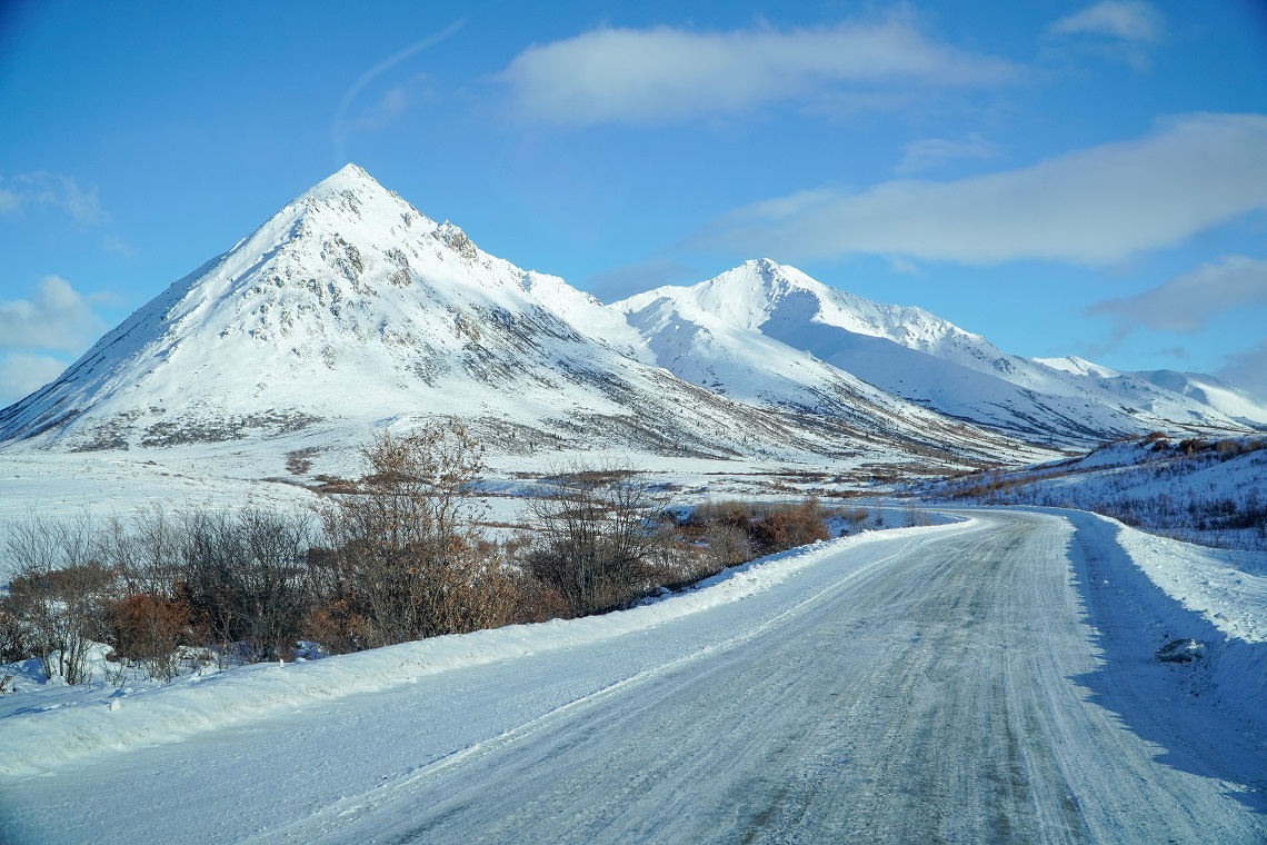 The mountains of Tombstone Territorial Park on the Dempster Highway