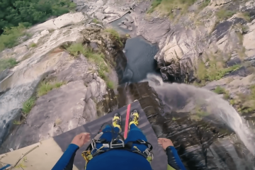 cliff jumping world record