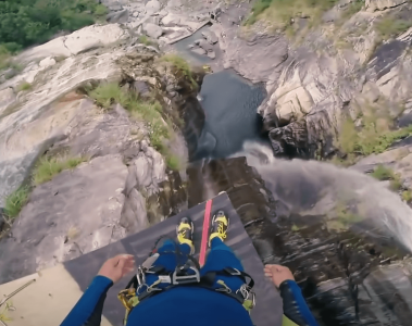 cliff jumping world record