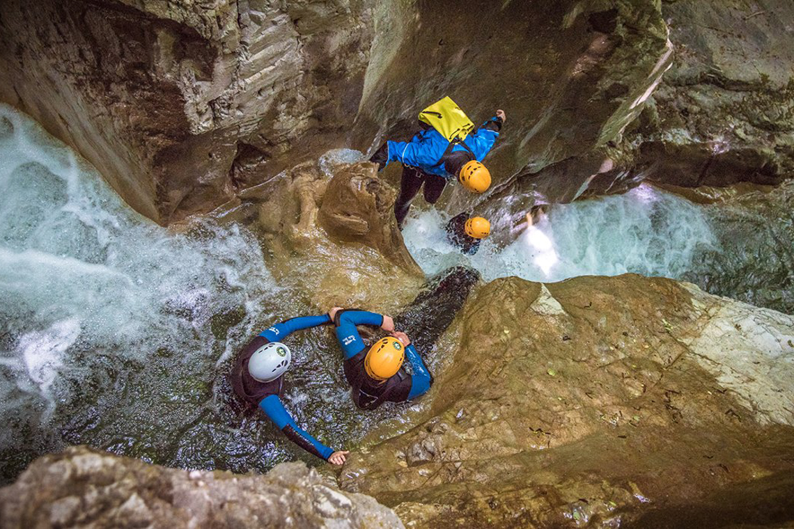 canyoning in the Région Dents du Midi