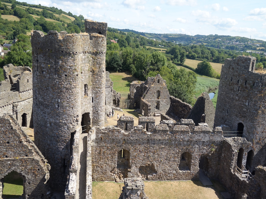 Carmarthen Castle on Carmarthenshire Coast Path