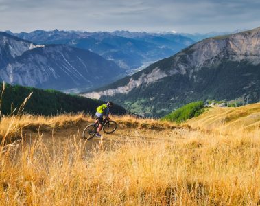 Biking in Leukerbad