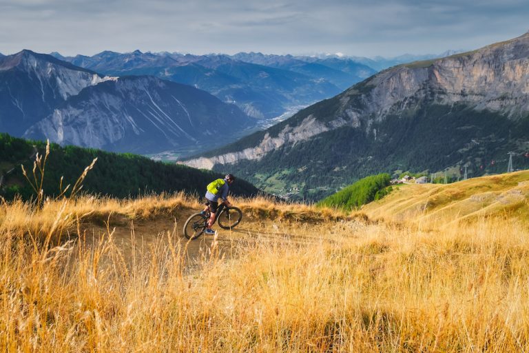 Biking in Leukerbad