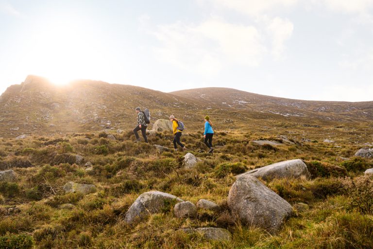 Hill walking with jackets