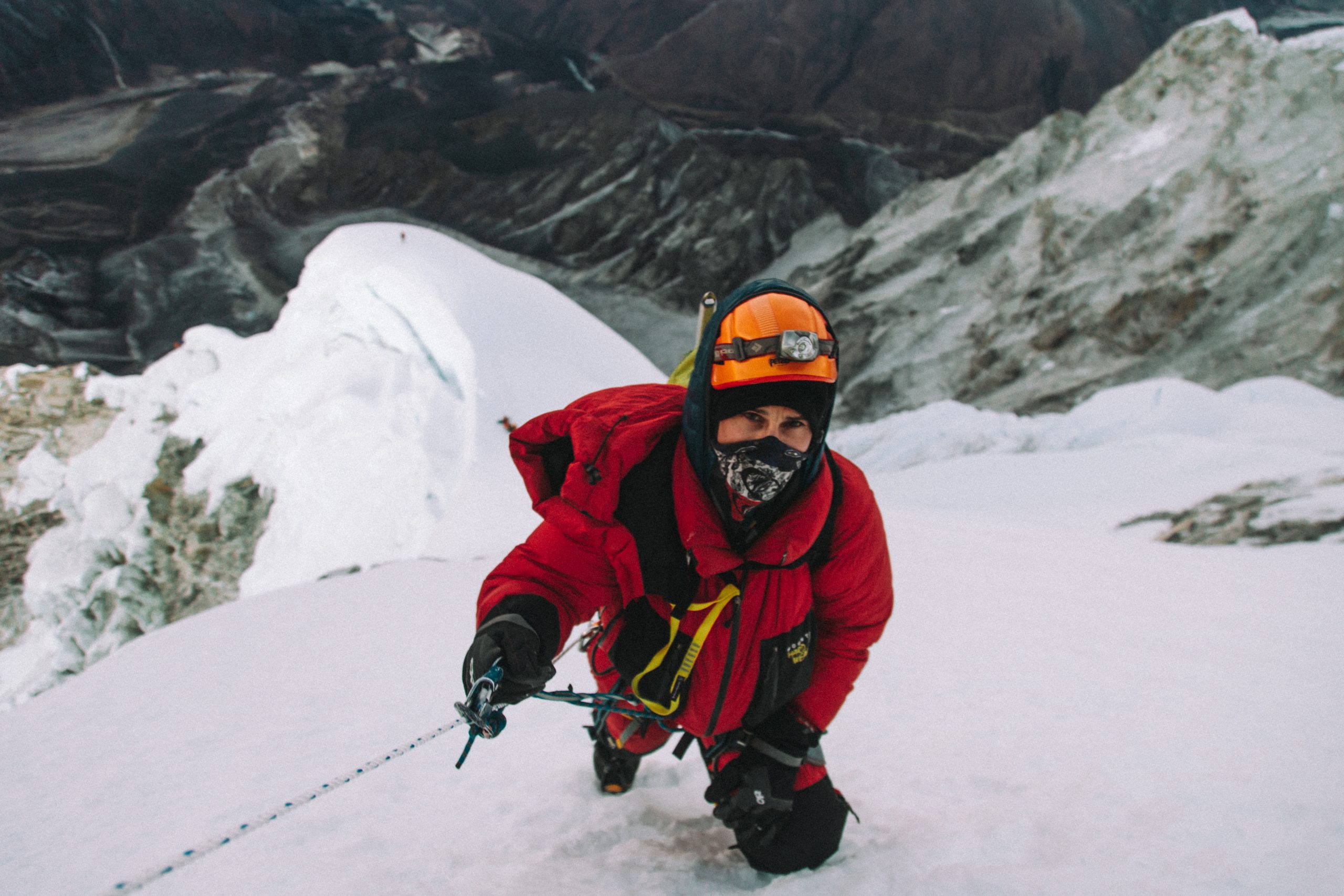 Elia Saikaly Summiting K2