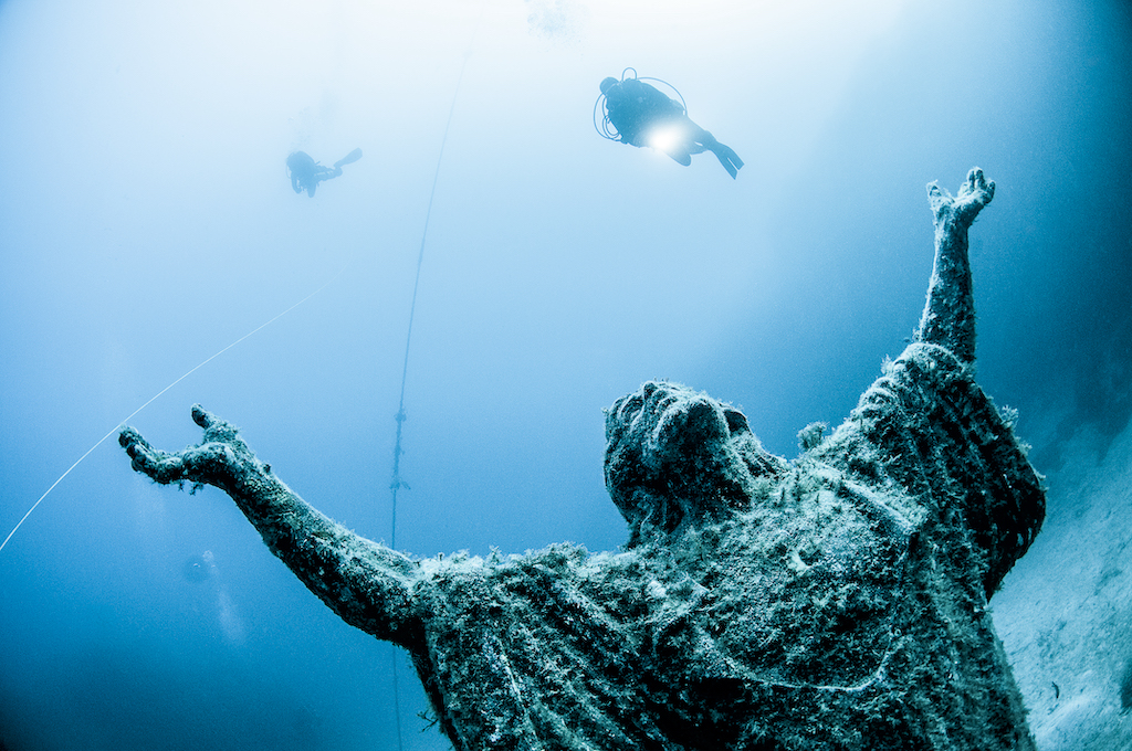 Underwater Statue