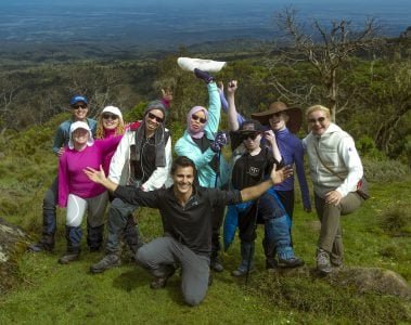 The Climb for Albinism Team on Mt. Kenya