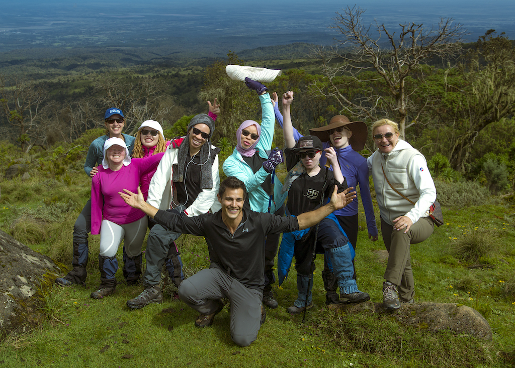 The Climb for Albinism Team on Mt. Kenya