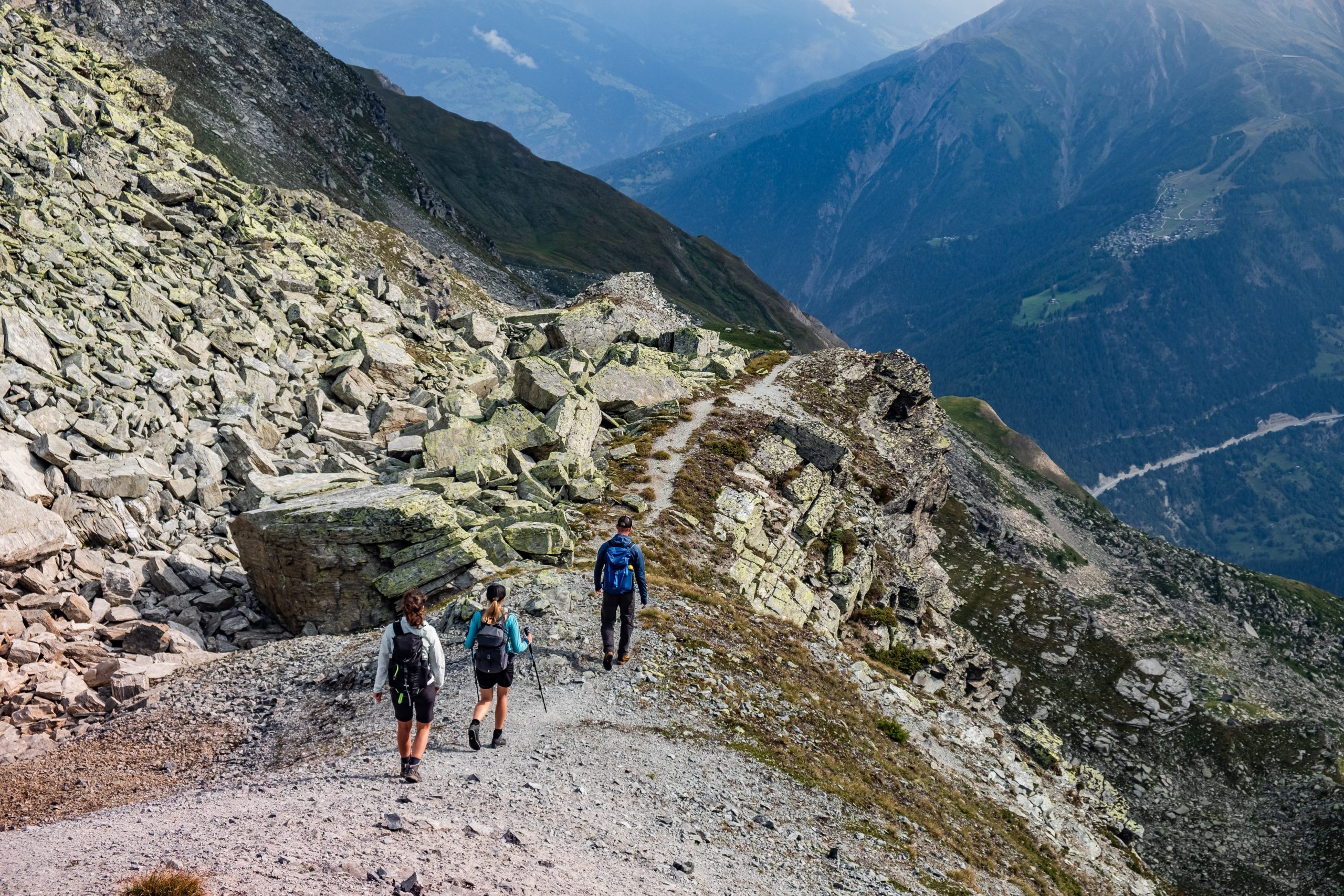 Hiking in Glishorn, Brig-Simplon