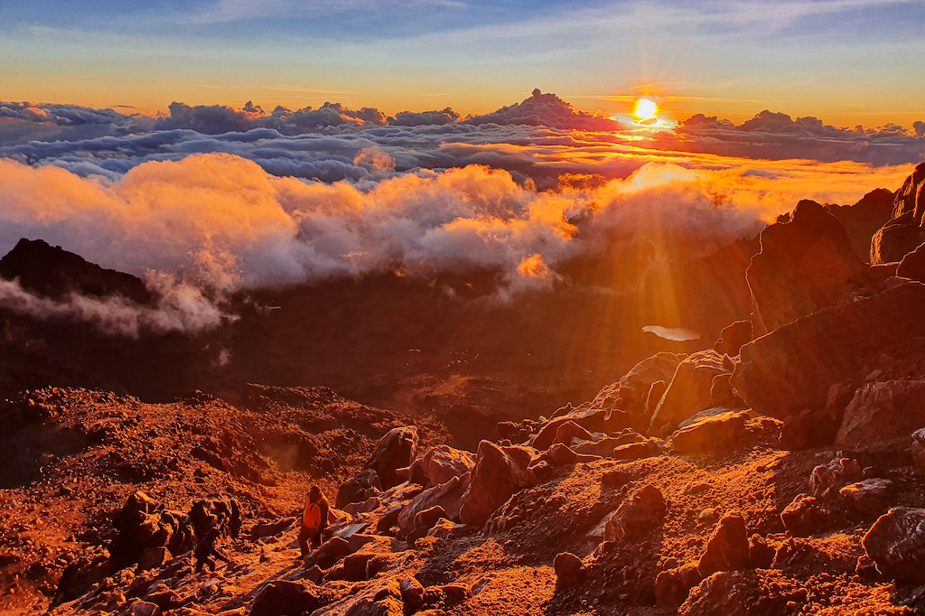Sunrise on Mount Kenya