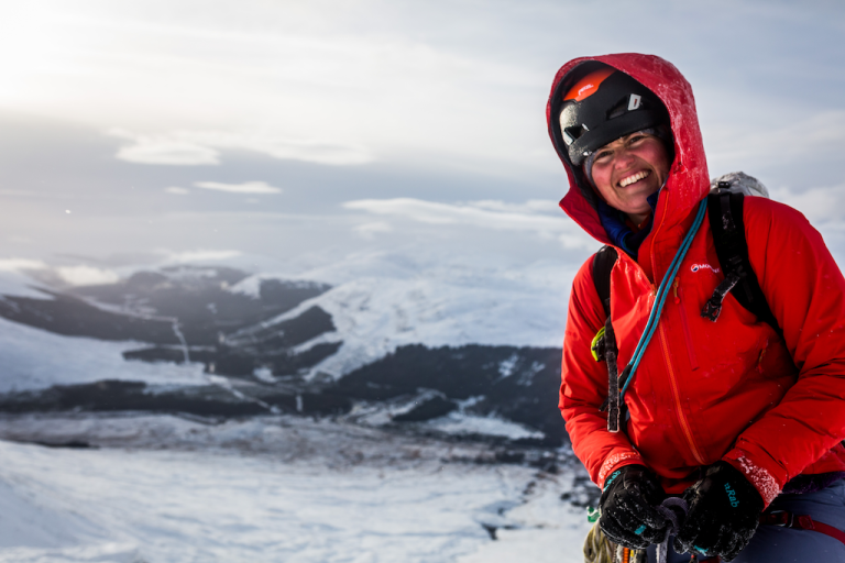 Rebecca Coles on a Mountain