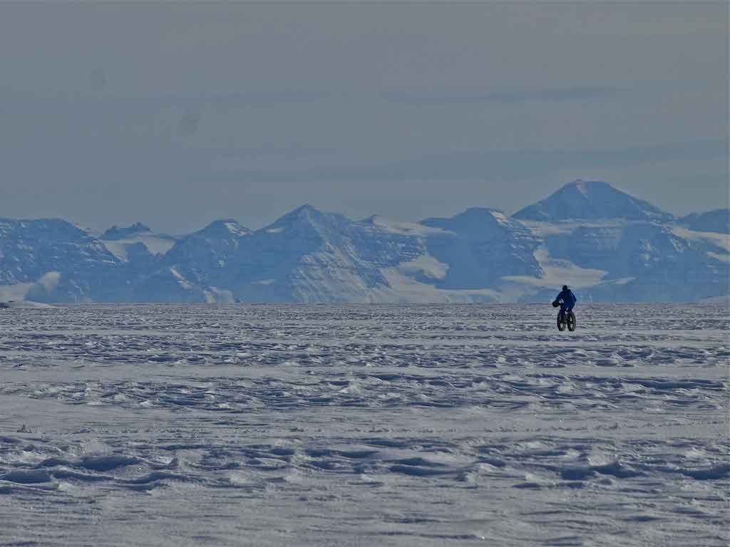 Kate on Hurry Fjord, Greenland