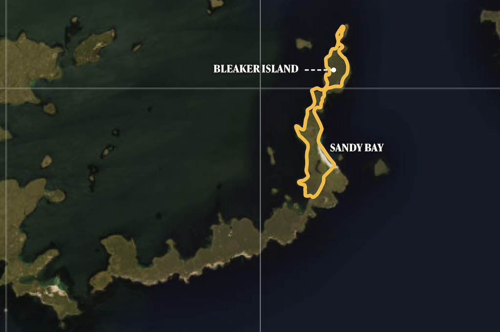 Bleaker Island Map
