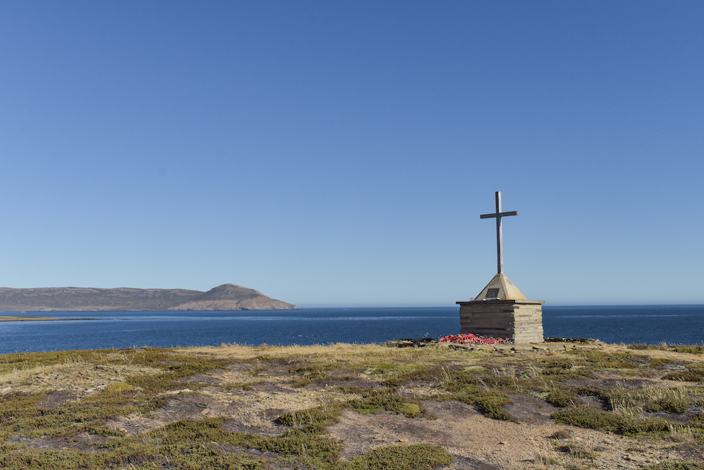 Monument at Fox Bay